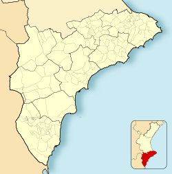 La Vall de Gallinera is located in Province of Alicante