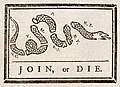 Image 3Benjamin Franklin's Join, or Die (May 9, 1754), credited as the first cartoon published in an American newspaper (from Cartoonist)