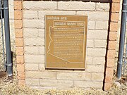 Historic Wagon Road marker