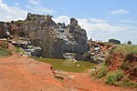 Shrines for the Ngobi clan at Namata ,near the railway.