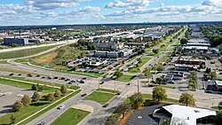 Aerial view of Madison Heights