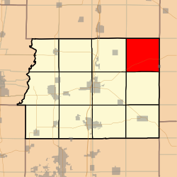 Location in Franklin County