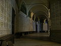 Arcades surround the basilica