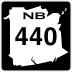 Route 440 marker