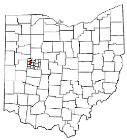 Location of Washington Township in Ohio