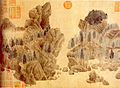 浮玉山居图（局部），藏于中国上海博物馆