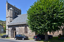 The church in Sainte-Anastasie