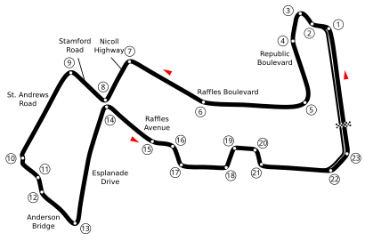 2008–2012年期間使用的初始佈局