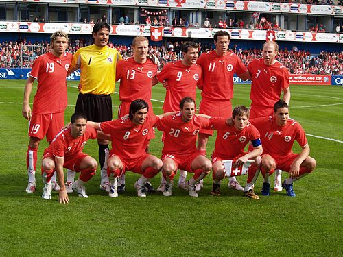 The Swiss national team in 2006