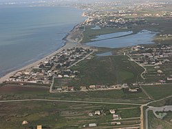 Marausa and its beach from above