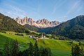 Image 9The Dolomite Mountains, Italy, in summer. The climate of the Dolomites is characterized by short but warm and mild summers, while winters are long and very cold. (from Mountain)