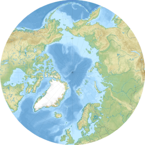 中冰北极科学考察站在北极的位置