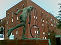 A sculpture at the Bangladesh Shishu Academy premises, by Ranadipam Basu