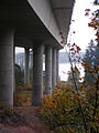 Under Interstate 205 looking towards Portland, OR