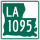 Louisiana Highway 1095 marker