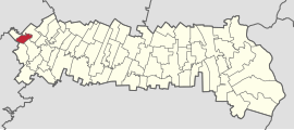 Location in Ialomița County