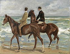 《在海滩上的两个骑手（英语：Two Riders on the Beach）》，1901