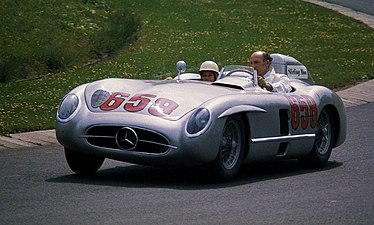 Mercedes-Benz 300 SLR similar to the 1955 winner driven by Stirling Moss and Peter Collins