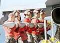 Aviation ordnance personnel ("ordies") wear red.