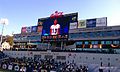 Tevin Washington on big screen at Bobby Dodd Stadium