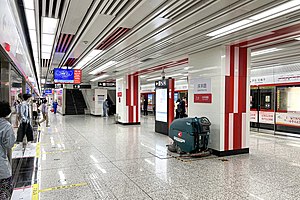 庆丰路站站台