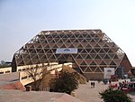 The Hall of Nations, designed by Raj Rewal and completed in 1972 was regarded as one of the best examples of modernist architecture in India. It was demolished in 2017, despite several protests.