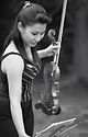 Sarah Chang holding violin