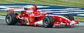 Michael Schumacher during qualifying races for the 2005 United States Grand Prix
