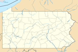 油溪州立公园在宾夕法尼亚州的位置
