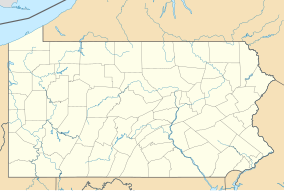 Map showing the location of Laurel Mountain State Park