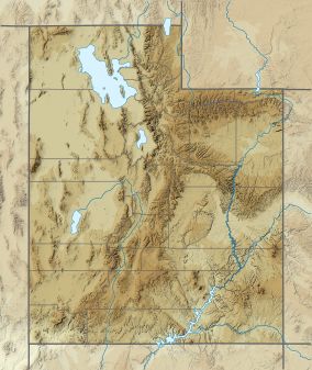 Map showing the location of Snow Canyon State Park