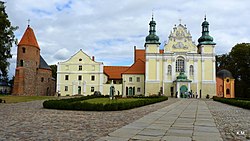 Norbertine monastery complex with the Holy Trinity Church (right) and Saint Procopius Church (left)