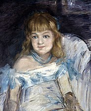 Édouard Manet, Little Girl in an Armchair, 1878