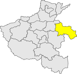 商丘市在河南省的地理位置