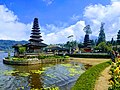 Image 101Beratan Lake and Temple in Bali, a popular image often featured to promote Indonesian tourism (from Tourism in Indonesia)