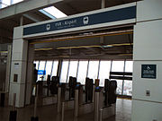 Canada Line Sign at YVR