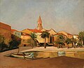 Elma Roach (1934) Sanary, South of France. oil on canvas