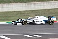George Russell driving the Williams FW43 at the 2020 Tuscan Grand Prix.