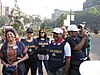 Amateur radio operators at a fox hunt in Mumbai