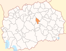 Location of Municipality of Lozovo