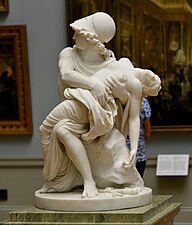 Mars and Venus; by Johan Tobias Sergel; c.1775; marble; height: 93 cm; Nationalmuseum, Stockholm, Sweden[43]