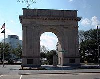World War I Victory Arch, Downtown Newport News