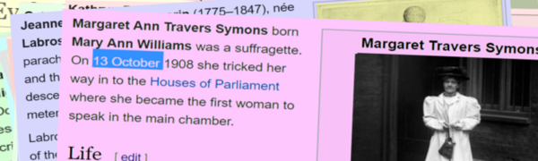 Margaret Travers Symons First UK speaker in parliament