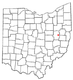 Location of Barnhill, Ohio