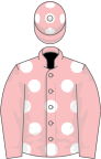 Pink, white spots on body and cap