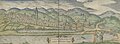 Siegen in 1617. From Braun & Hogenberg, Civitates orbis terrarum Band 6, Cologne, 1617. On the left Siegen Castle.