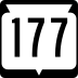 State Trunk Highway 177 marker