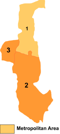 Haibowan is the division labeled '1' on this map