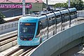 低運量系統的新北捷運淡海輕軌電聯車