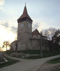 Lutheran church in Lechința village